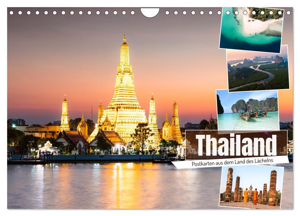 Cover: 9783675595101 | Thailand - Postkarten aus dem Land des Lächelns (Wandkalender 2024...