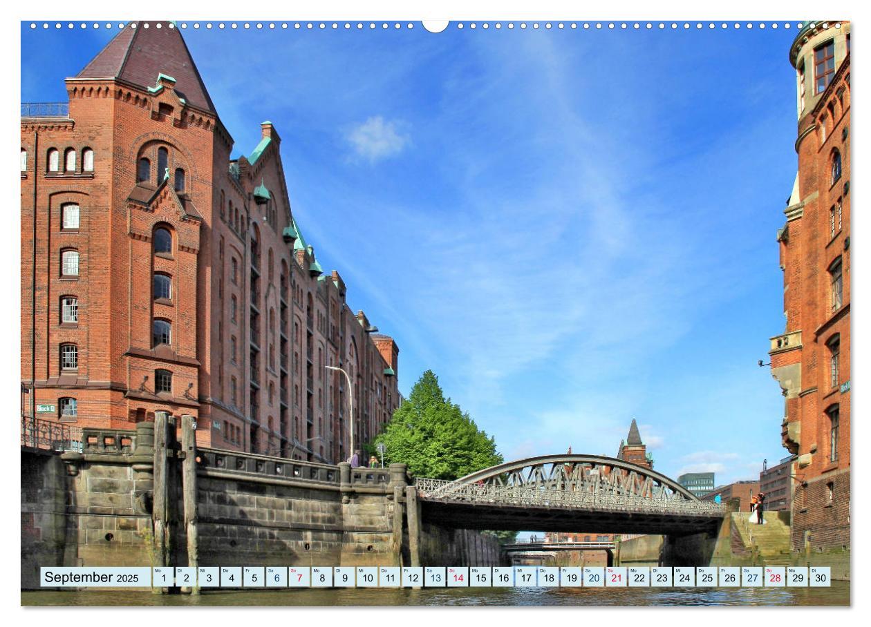 Bild: 9783435303236 | Hamburg - Ein Tag in der Speicherstadt (Wandkalender 2025 DIN A2...