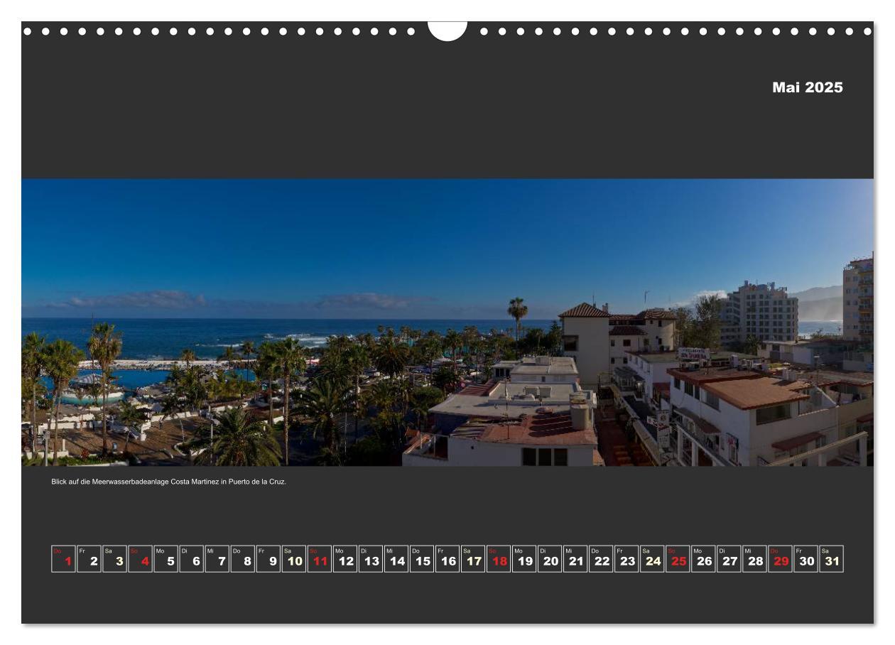 Bild: 9783435562114 | Teneriffa im Panorama (Wandkalender 2025 DIN A3 quer), CALVENDO...