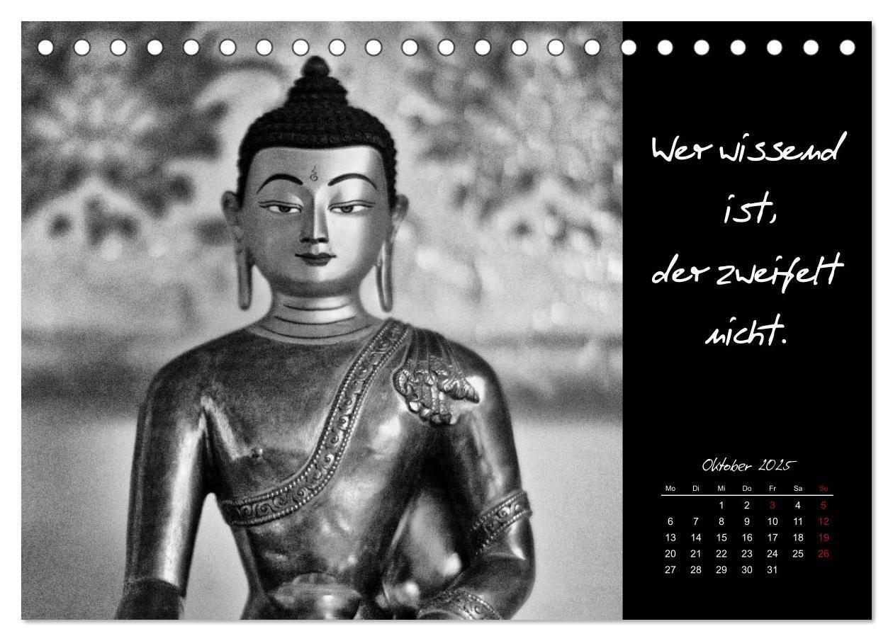 Bild: 9783435628292 | Worte des Buddha 2025 (Tischkalender 2025 DIN A5 quer), CALVENDO...