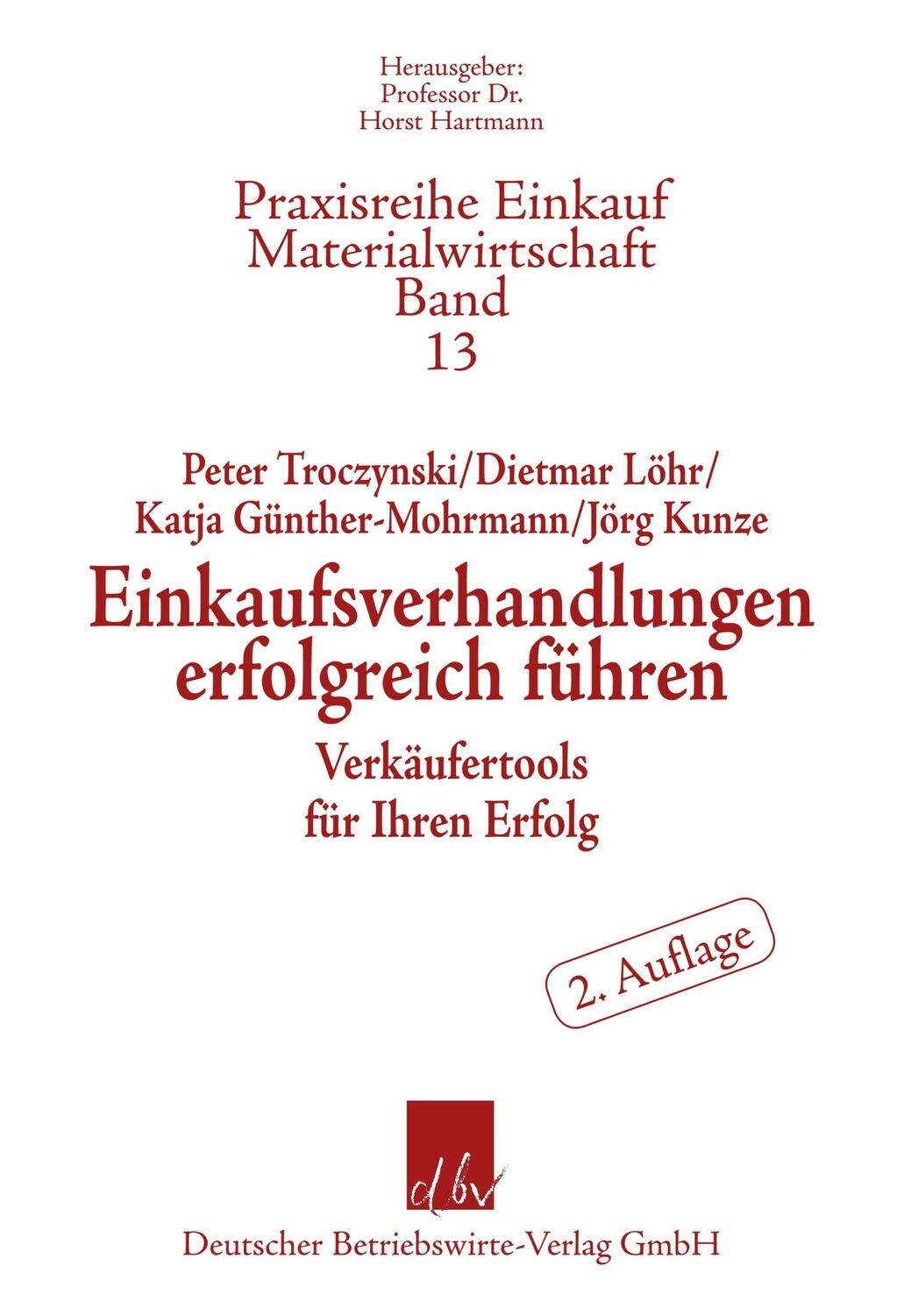 Cover: 9783886401468 | Einkaufsverhandlungen erfolgreich führen. | Peter Troczynski (u. a.)