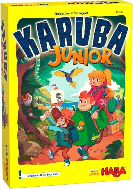 Cover: 4010168231907 | Karuba Junior (Kinderspiel) | . . . ein kooperatives Legespiel! | 2017