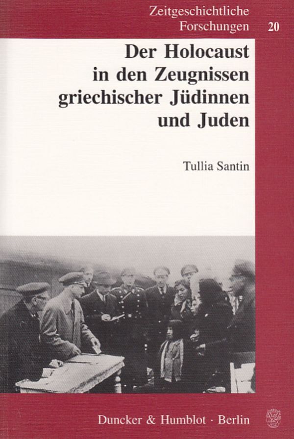 Cover: 9783428107223 | Der Holocaust in den Zeugnissen griechischer Jüdinnen und Juden | Buch