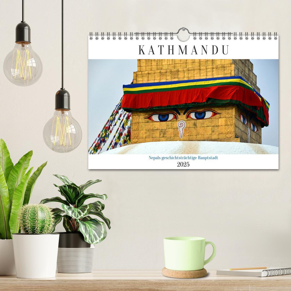 Bild: 9783383828058 | KATHMANDU, Nepals Hauptstadt (Wandkalender 2025 DIN A4 quer),...