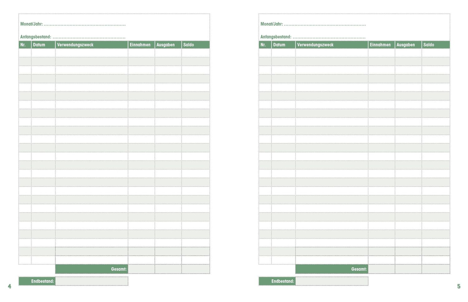 Bild: 9783625193838 | Einfaches Kassenbuch Einnahmen und Ausgaben | Taschenbuch | 96 S.