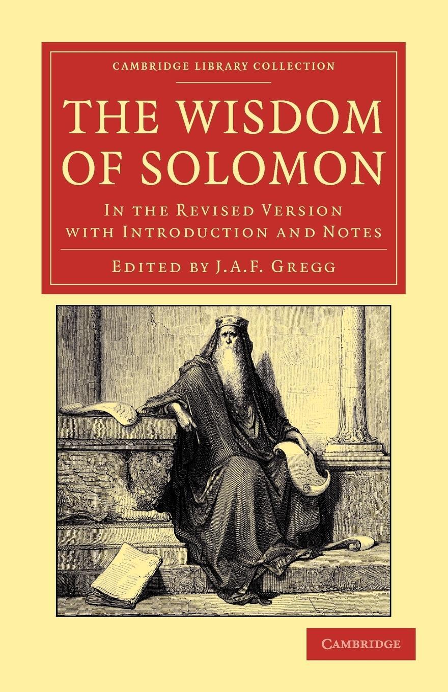 Cover: 9781108039758 | The Wisdom of Solomon | J. A. F. Gregg | Taschenbuch | Paperback