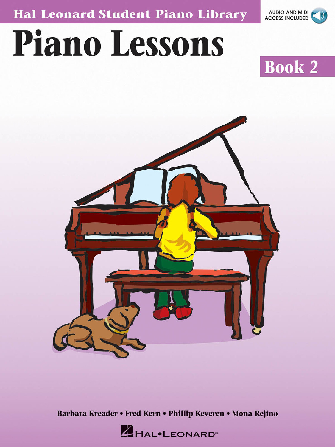 Cover: 73999980660 | Piano Lessons Book 2 &amp; Audio | Hal Leonard Student Piano Library