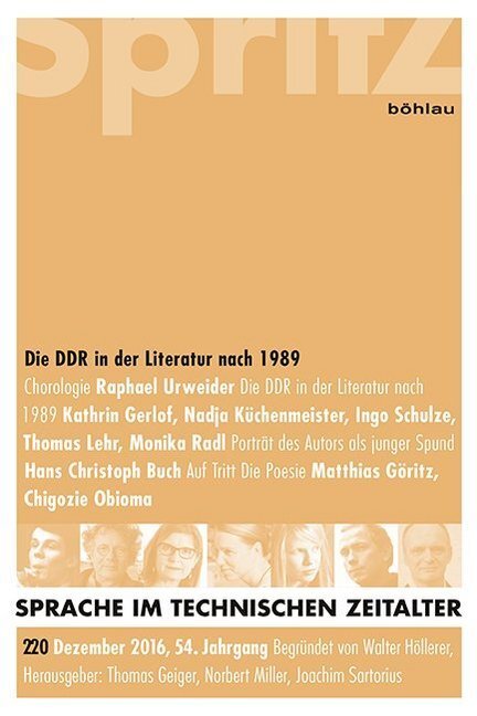 Cover: 9783412506223 | Die "DDR" in der Literatur nach 1989 | Jg.54,4 | Miller (u. a.) | Buch