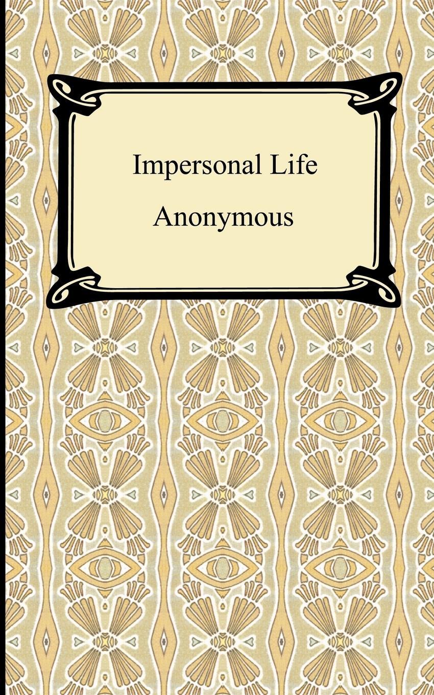 Cover: 9781420928624 | Impersonal Life | Anonymous | Taschenbuch | Paperback | Englisch