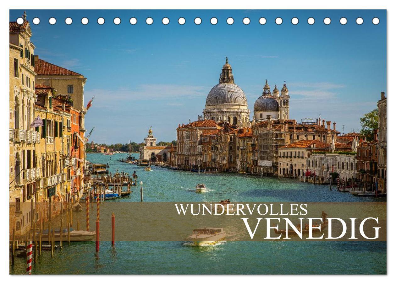 Cover: 9783383316555 | Wundervolles Venedig (Tischkalender 2024 DIN A5 quer), CALVENDO...