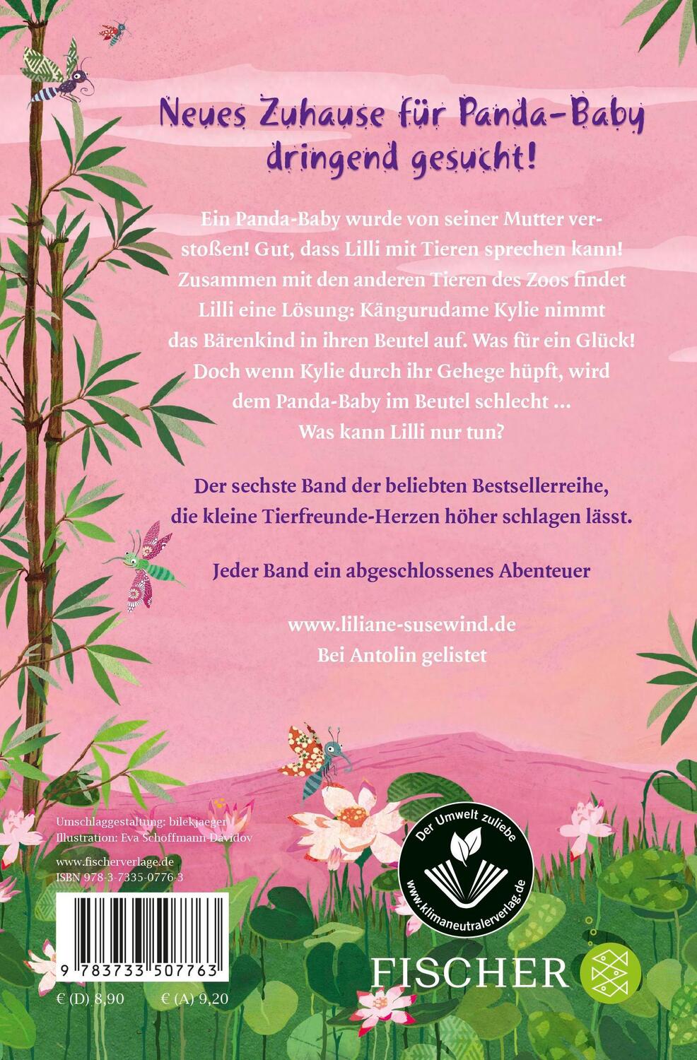 Rückseite: 9783733507763 | Liliane Susewind - Ein Panda ist kein Känguru | Tanya Stewner | Buch