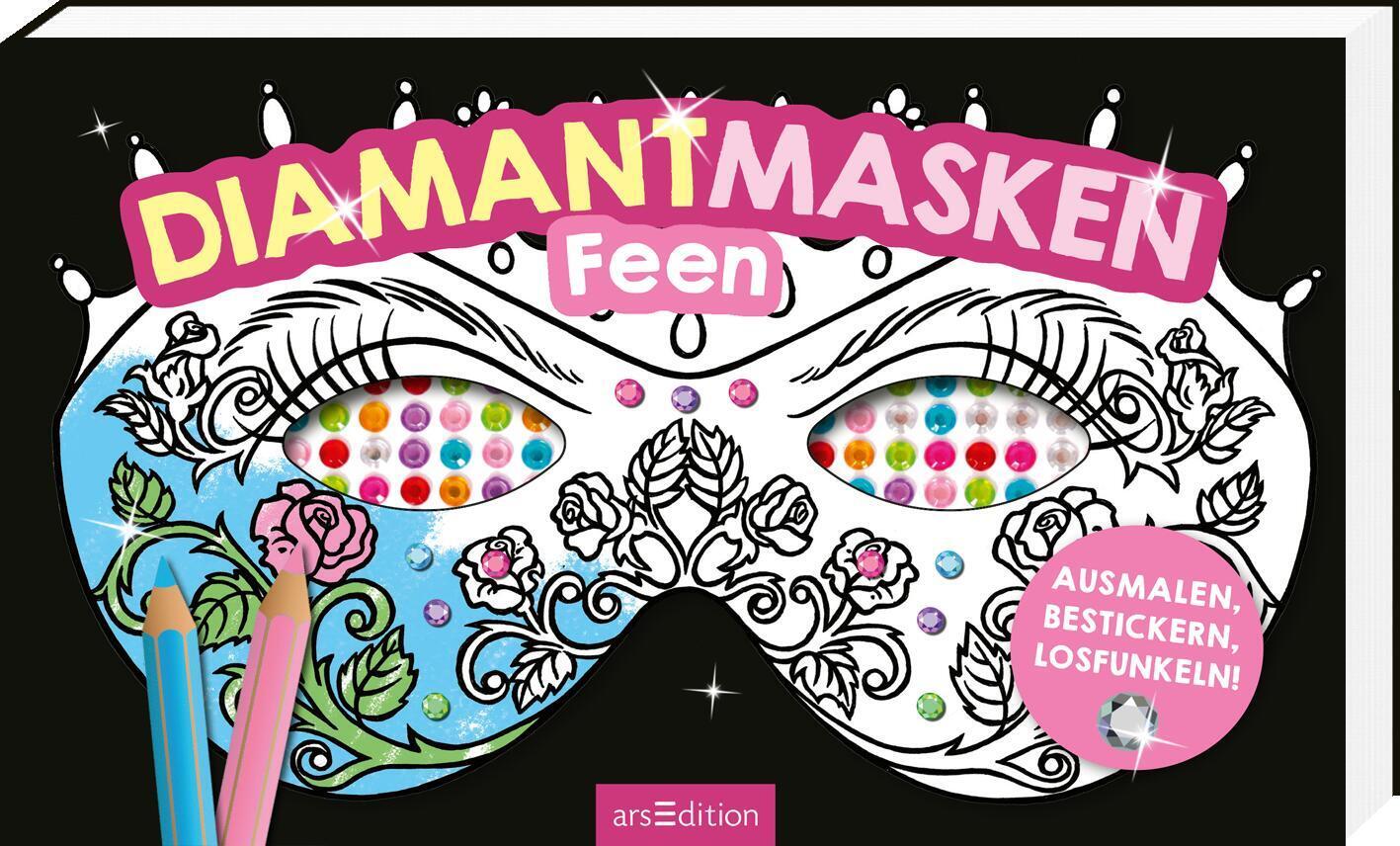 Cover: 4014489134923 | Diamantmasken - Feen | Ausmalen, bestickern, losfunkeln! | Stück