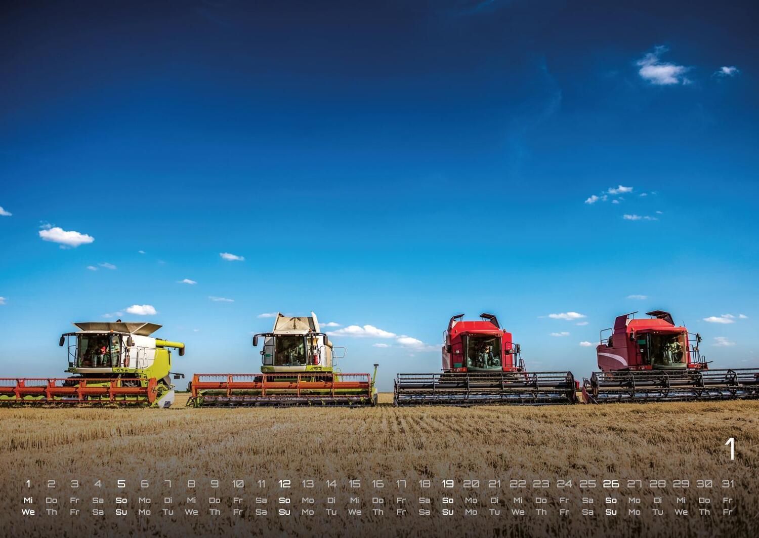 Bild: 9783986734411 | Landmaschinen - Traktor - 2025 - Kalender DIN A2 | GP-Fever. de | 2025