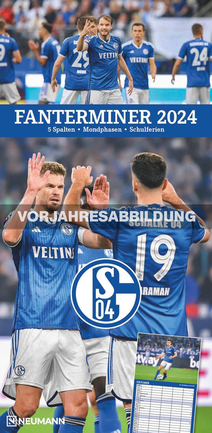 Cover: 4002725994455 | FC Schalke 04 2025 - Fanterminer - Fan-Kalender - Fußball-Kalender...