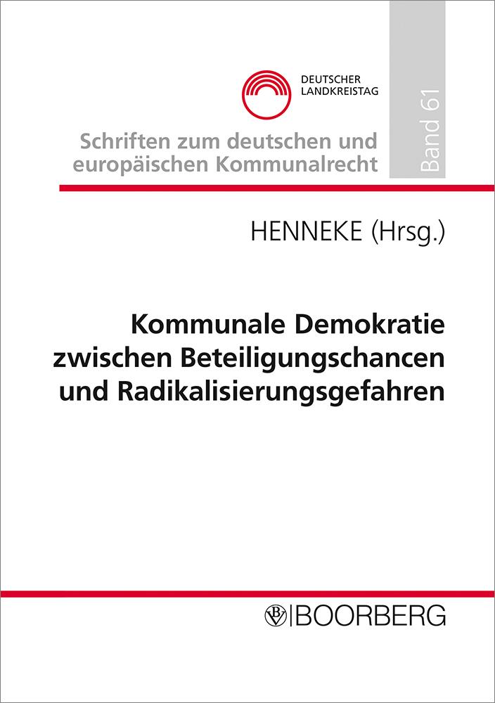 Cover: 9783415076587 | Kommunale Demokratie zwischen Beteiligungschancen und...