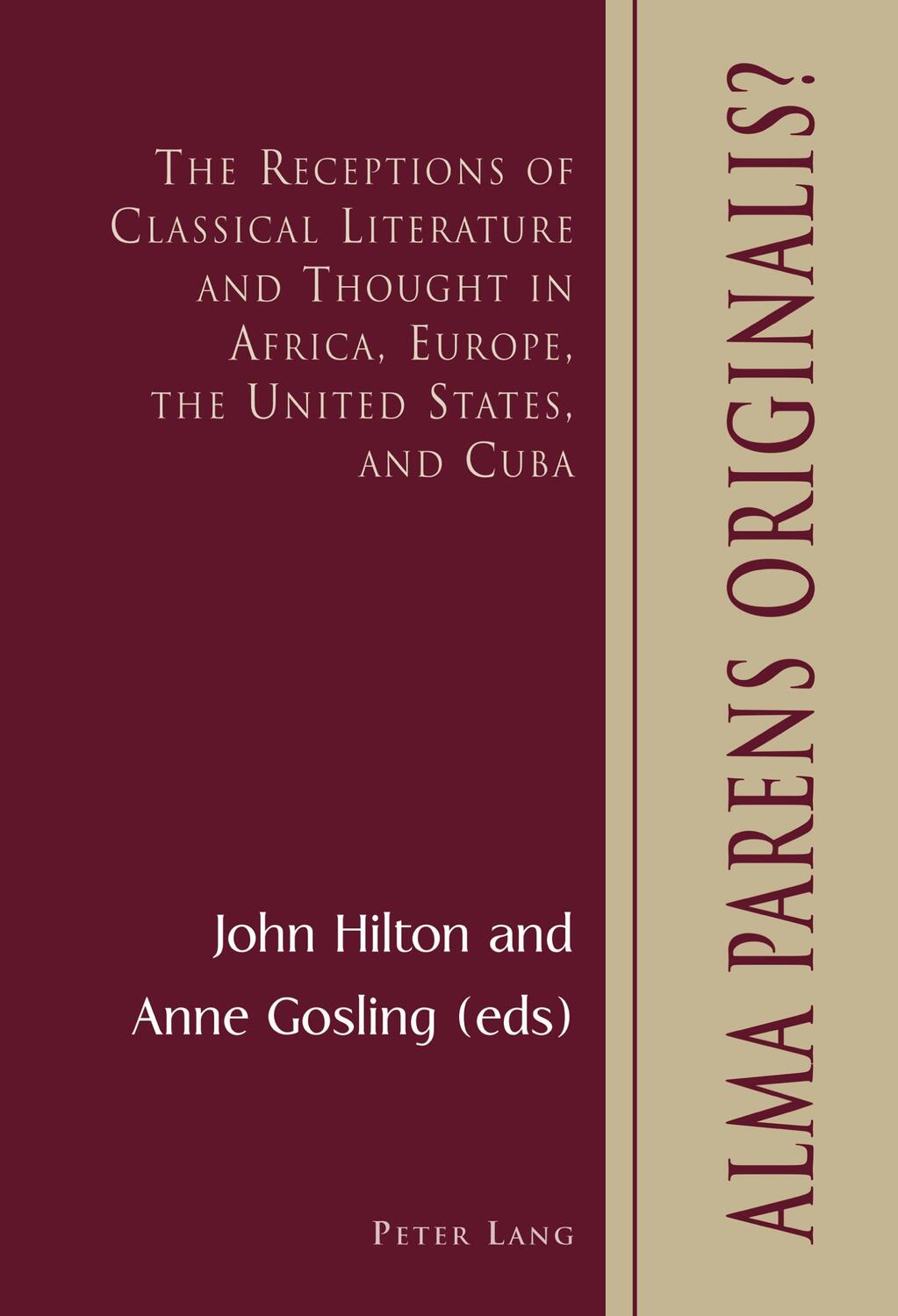 Cover: 9783039109296 | Alma Parens Originalis? | Anne Gosling (u. a.) | Taschenbuch | 2007