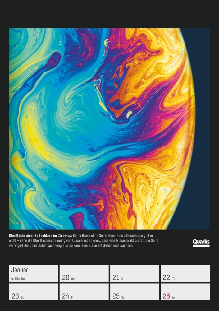 Bild: 9783840035425 | Quarks. Die Welt, wie du sie noch nie gesehen hast Wochenplaner 2025