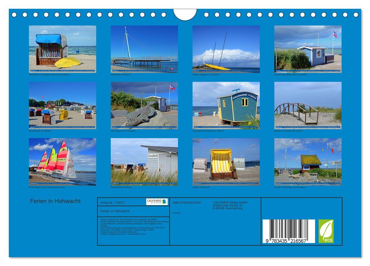 Bild: 9783435216567 | Ferien in Hohwacht (Wandkalender 2025 DIN A4 quer), CALVENDO...