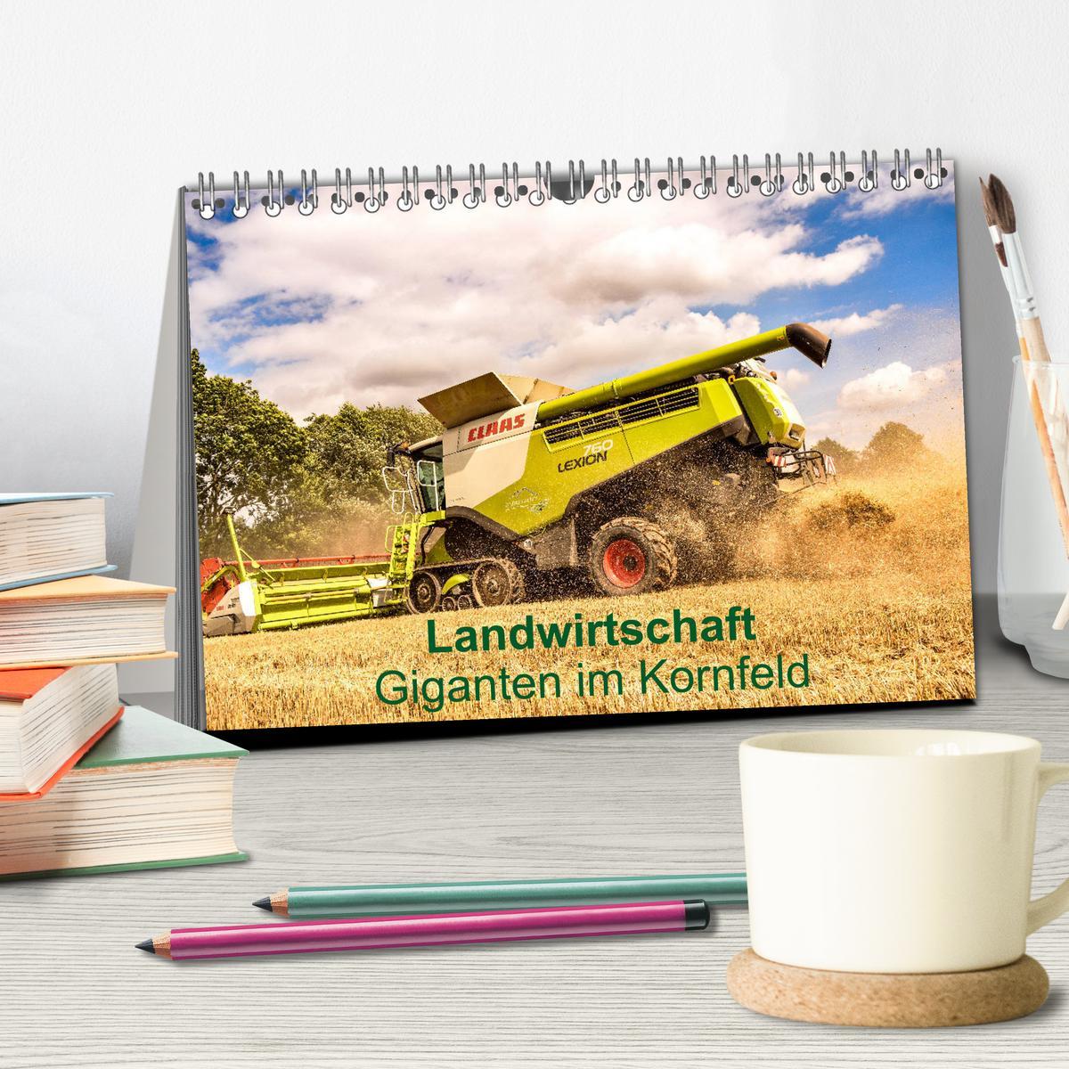 Bild: 9783435237265 | Landwirtschaft - Giganten im Kornfeld (Tischkalender 2025 DIN A5...