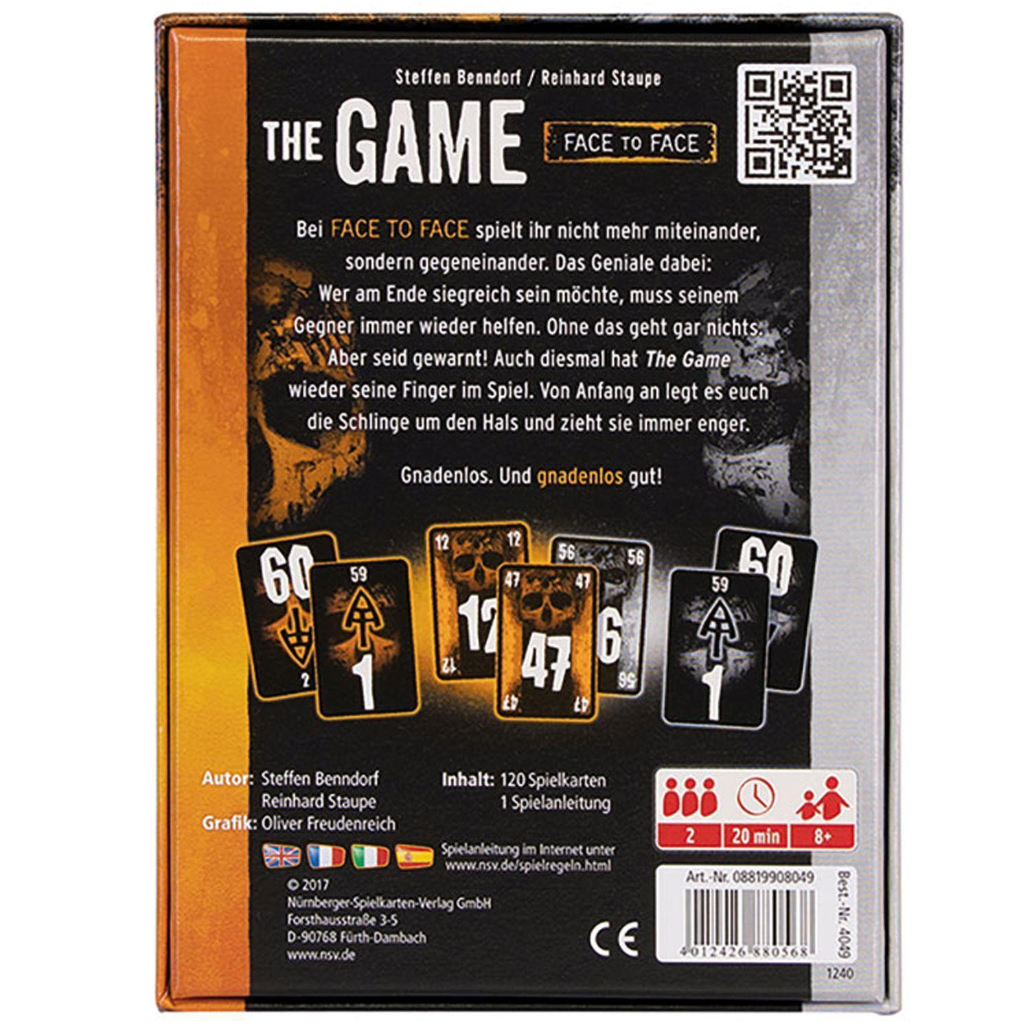 Bild: 4012426880568 | The Game - Face to Face | Nürnberger Spielkarten Verlag | Spiel | 2022