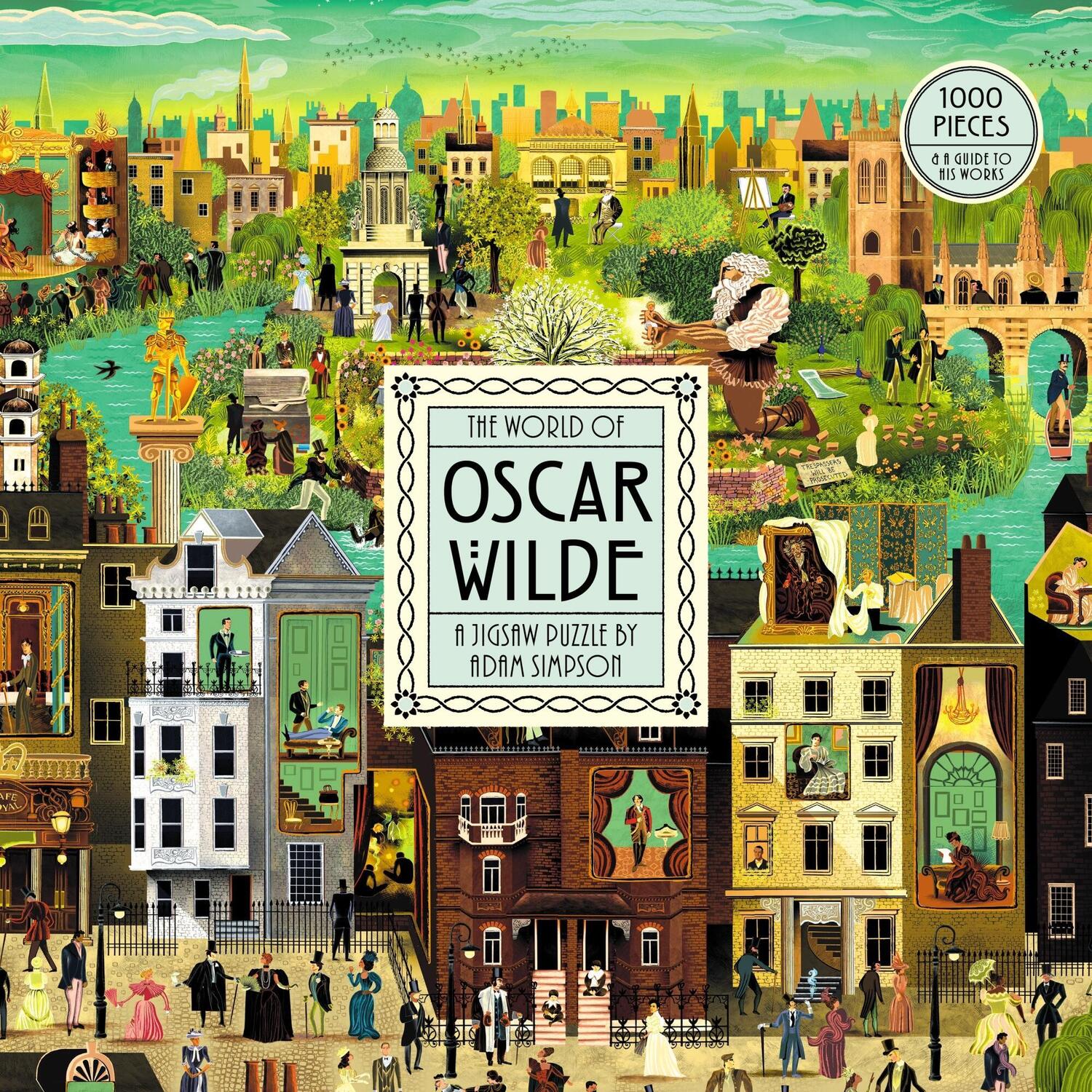 Cover: 9781399620017 | The World of Oscar Wilde 1000 Piece Puzzle | A Jigsaw by Adam Simpson