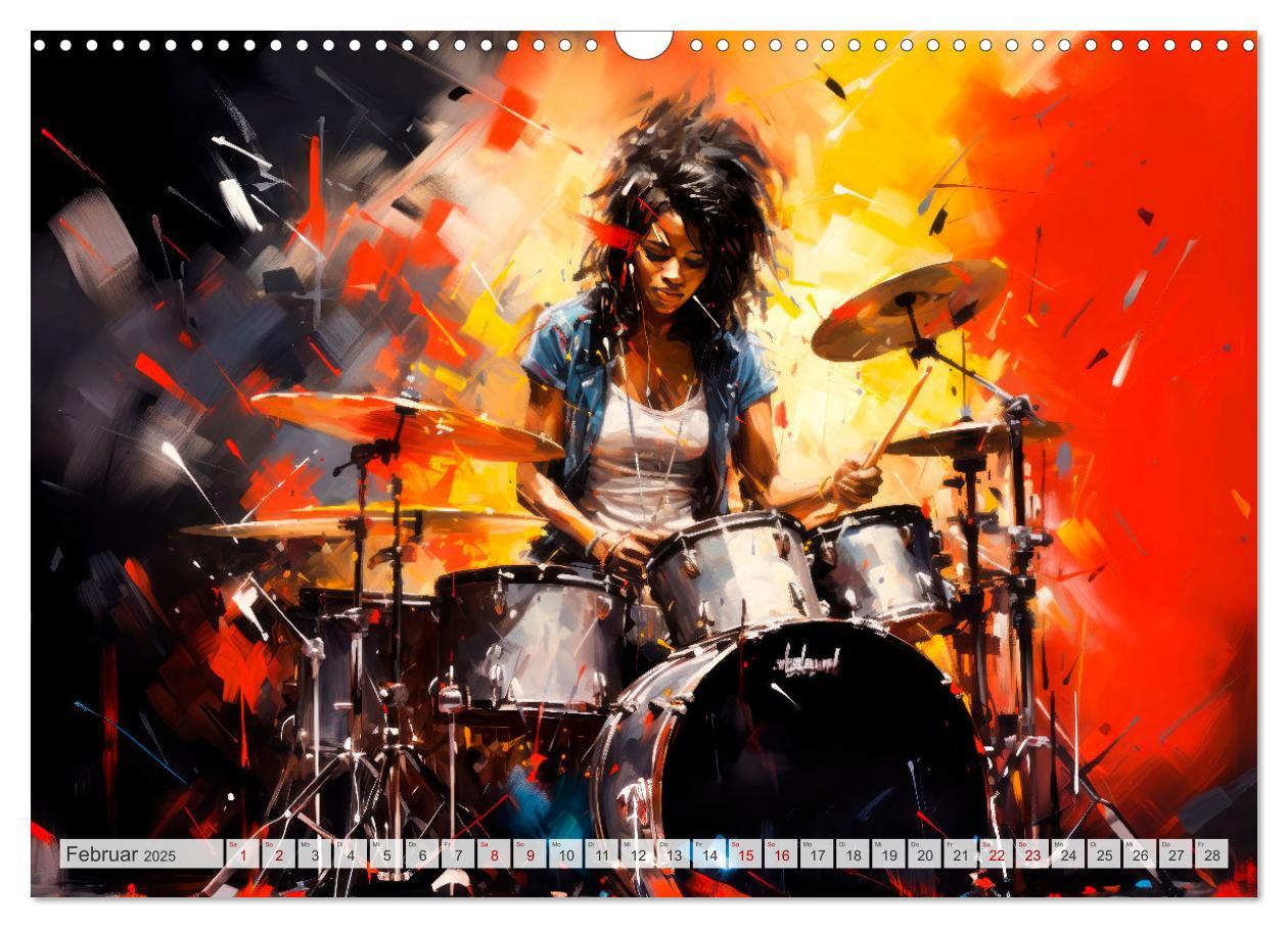 Bild: 9783383851841 | ROCK Spüre die grenzenlose Power (Wandkalender 2025 DIN A3 quer),...