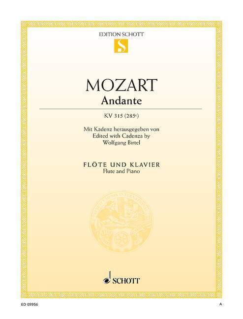 Cover: 9790001187381 | Andante | Wolfgang Amadeus Mozart | Buch | 12 S. | Deutsch | 2012