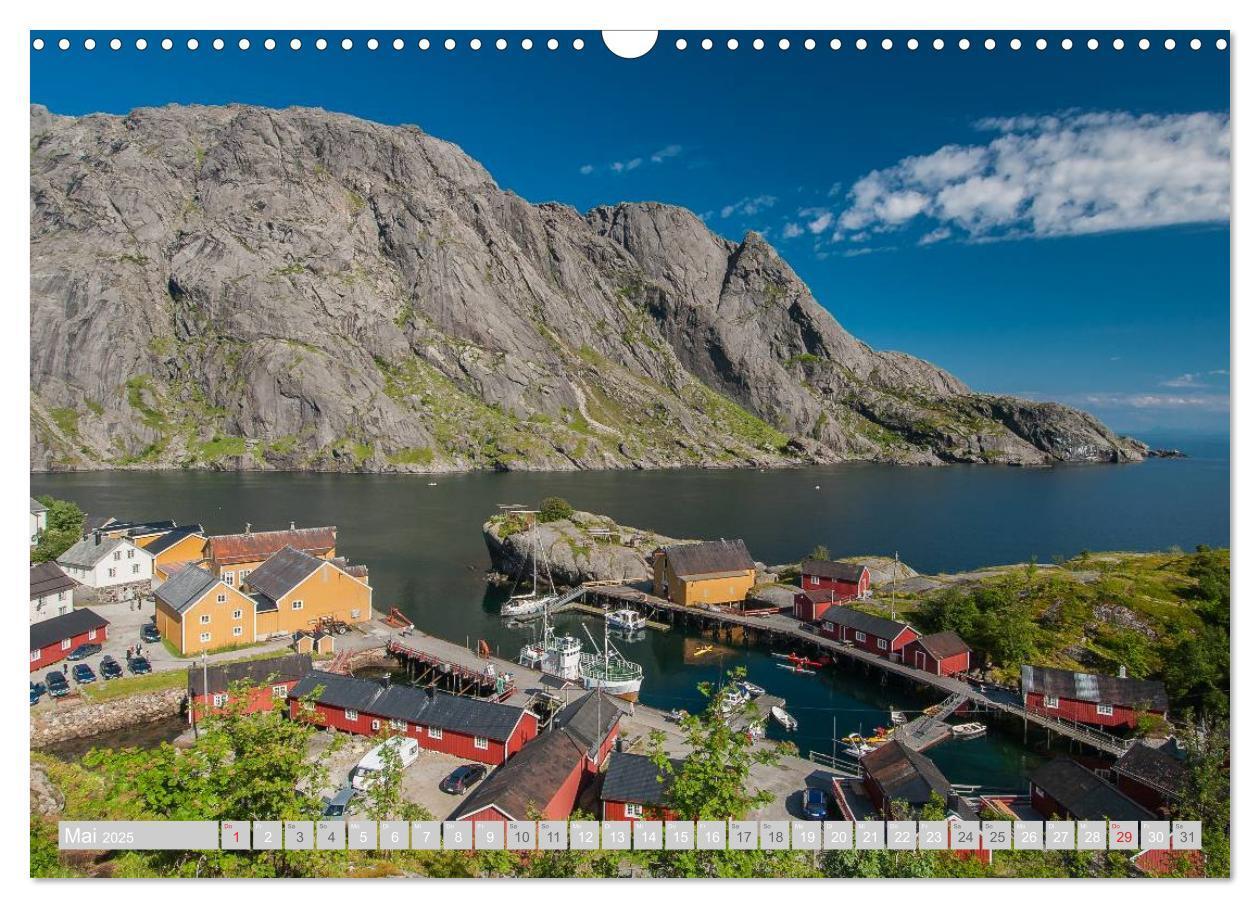 Bild: 9783435808793 | Norwegen (Wandkalender 2025 DIN A3 quer), CALVENDO Monatskalender