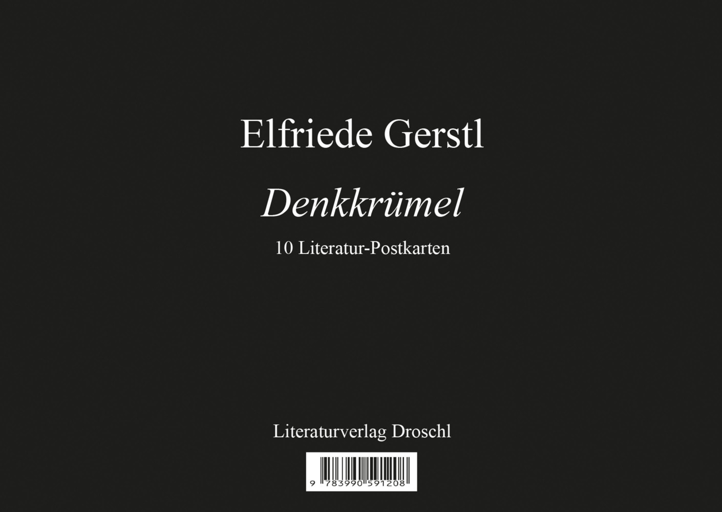 Cover: 9783990591208 | Denkkrümel | 10 Literatur-Postkarten | Elfriede Gerstl | Buch | 10 S.