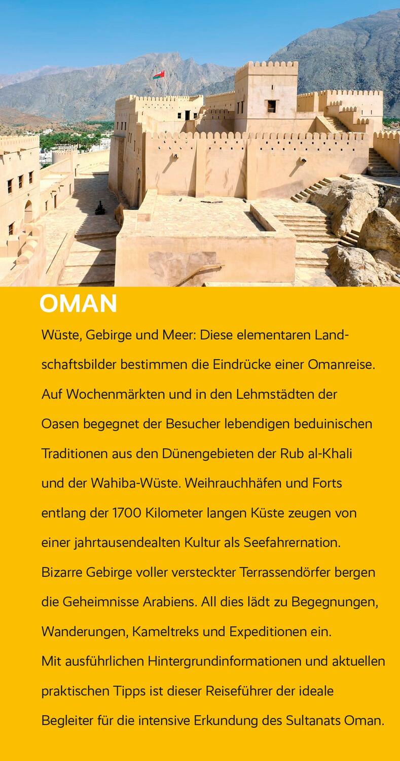 Bild: 9783897946187 | TRESCHER Reiseführer Oman | Julietta Baums (u. a.) | Taschenbuch