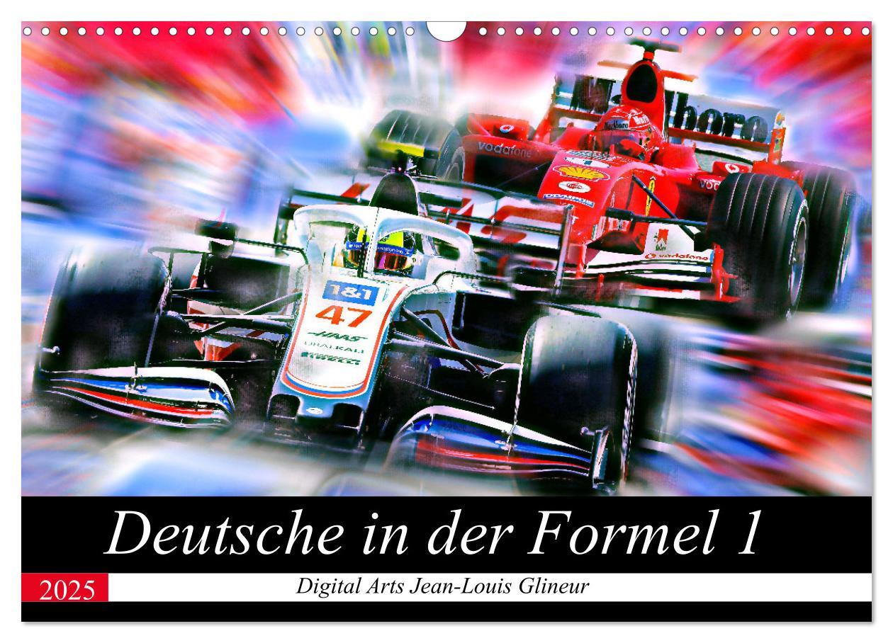 Cover: 9783435243228 | Deutsche in der Formel 1 (Wandkalender 2025 DIN A3 quer), CALVENDO...