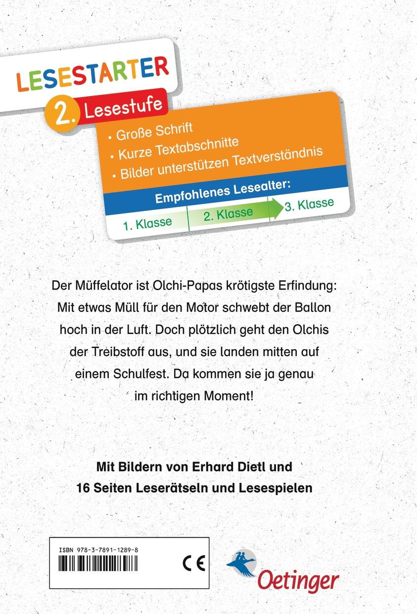 Rückseite: 9783789112898 | Die Olchis auf dem Schulfest | Erhard Dietl | Buch | Lesestarter