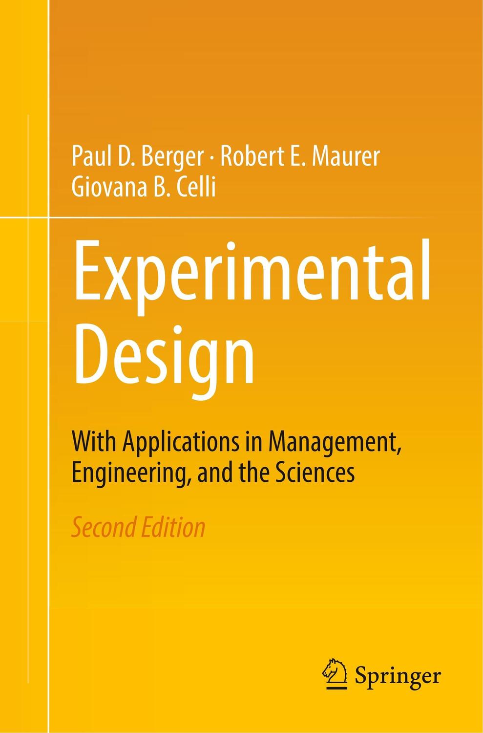 Cover: 9783319645827 | Experimental Design | Paul D. Berger (u. a.) | Taschenbuch | Paperback