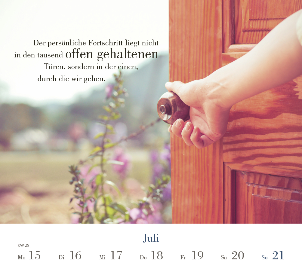 Bild: 4251693902539 | Wochenkalender 2024: Mutig leben | Melanie Wolfers | Kalender | 108 S.