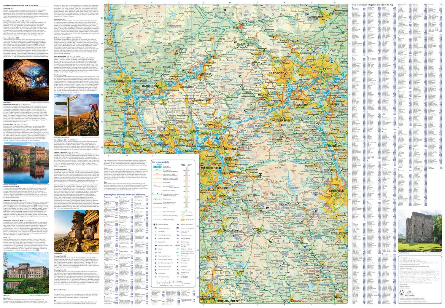 Bild: 9780008520700 | Pennines Pocket Map | The Perfect Way to Explore the Pennines | Maps
