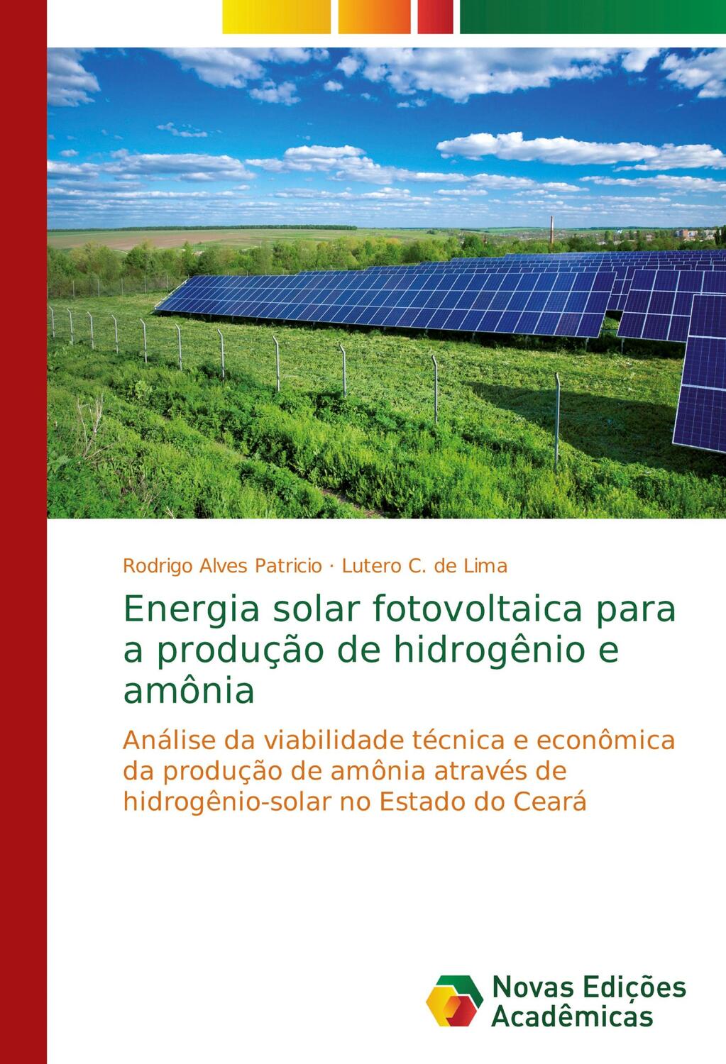 Cover: 9786139665549 | Energia solar fotovoltaica para a produção de hidrogênio e amônia
