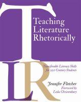 Cover: 9781625310705 | Teaching Literature Rhetorically | Jennifer Fletcher | Taschenbuch