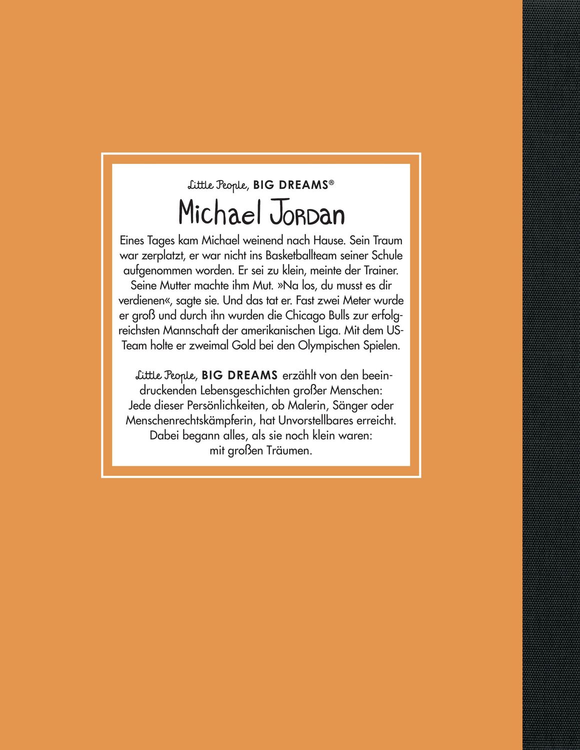 Rückseite: 9783458179849 | Michael Jordan | María Isabel Sánchez Vegara | Buch | 32 S. | Deutsch