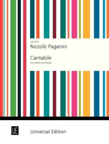 Cover: 9790008060229 | Cantabile In D For Violin And Piano | für Violine und Klavier. | Buch