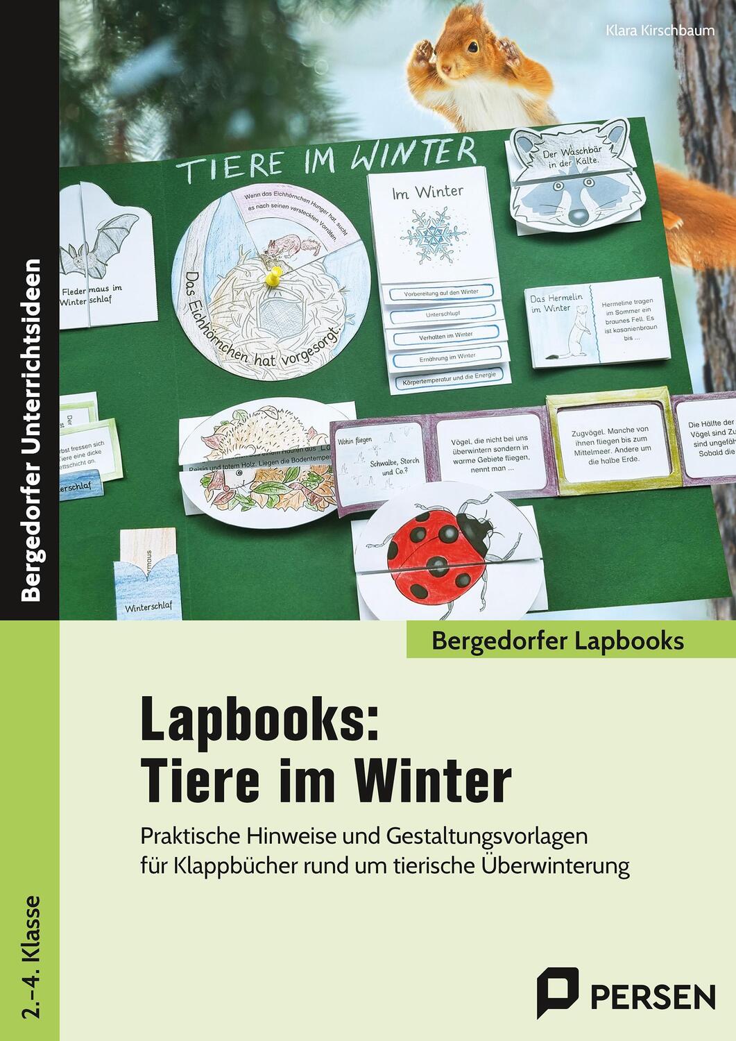 Cover: 9783403210788 | Lapbooks: Tiere im Winter - 1.-4. Klasse | Klara Kirschbaum | 66 S.