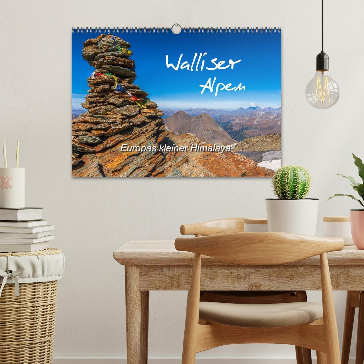 Bild: 9783435498277 | Walliser Alpen ¿ Europas »kleiner« Himalaya (Wandkalender 2025 DIN...