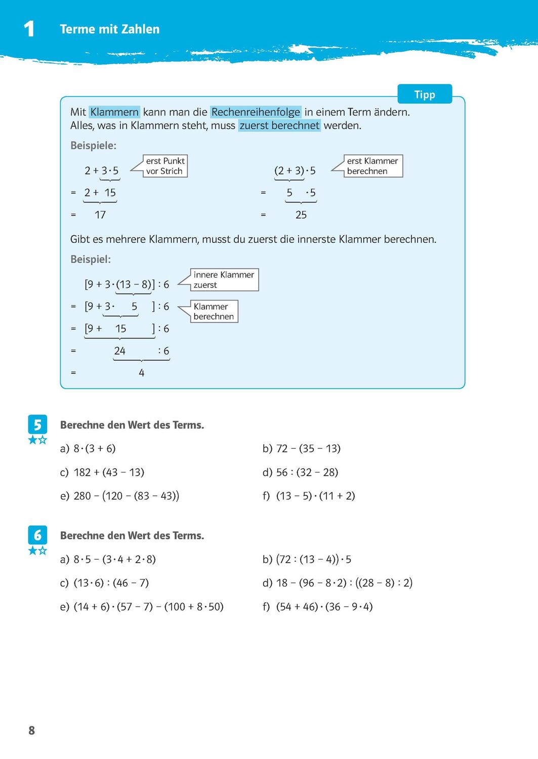 Bild: 9783129275283 | 10-Minuten-Training Mathematik Rechnen mit Termen 7./8. Klasse....