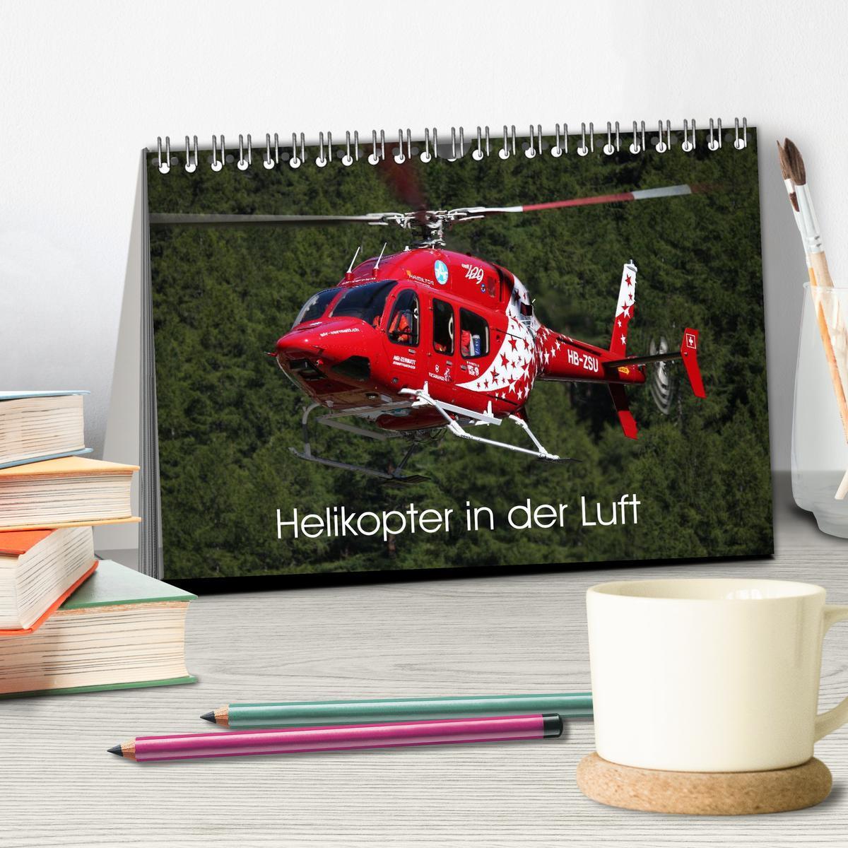 Bild: 9783435633708 | Helikopter in der Luft (Tischkalender 2025 DIN A5 quer), CALVENDO...