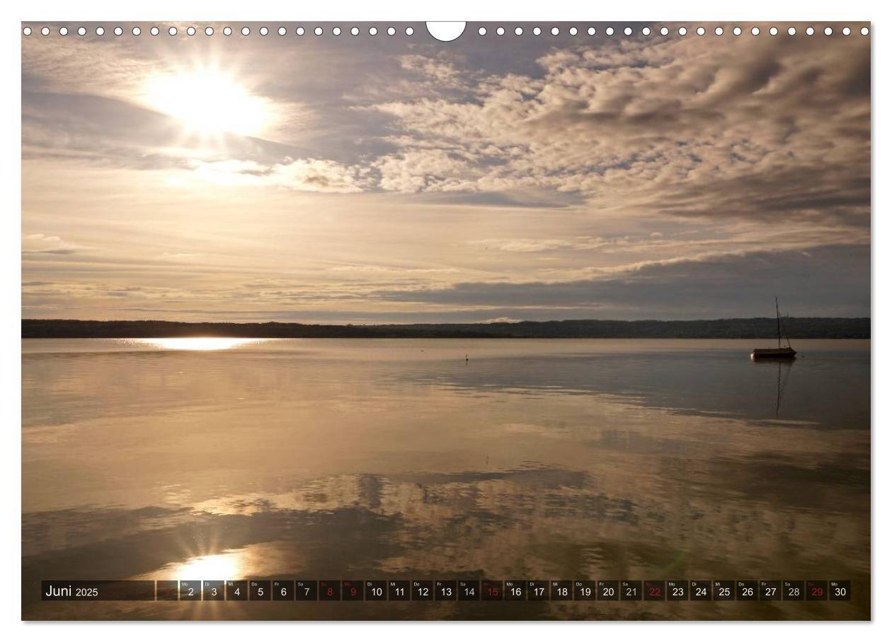 Bild: 9783435705573 | Seestärke - Der Ammersee (Wandkalender 2025 DIN A3 quer), CALVENDO...