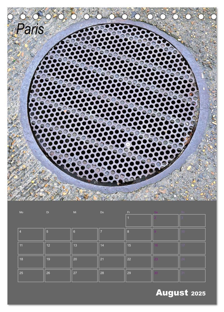 Bild: 9783435960682 | Faszination Kanaldeckel (Tischkalender 2025 DIN A5 hoch), CALVENDO...