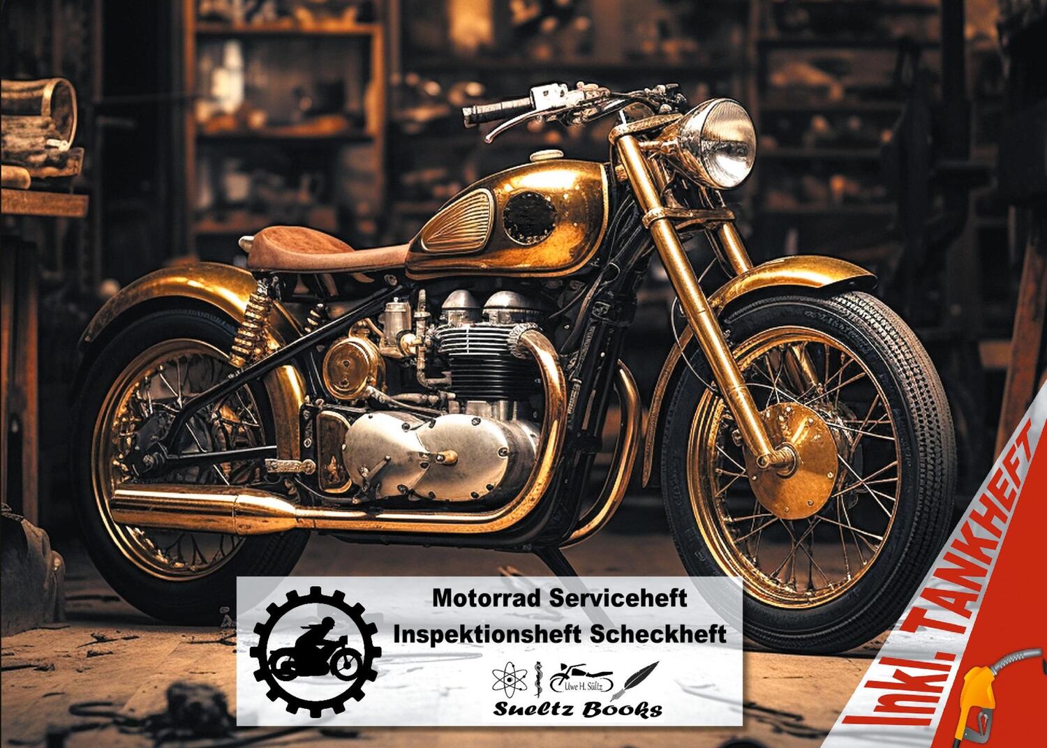 Cover: 9783758317095 | Motorrad Serviceheft Inspektionsheft Scheckheft inkl. Tankheft | Sültz