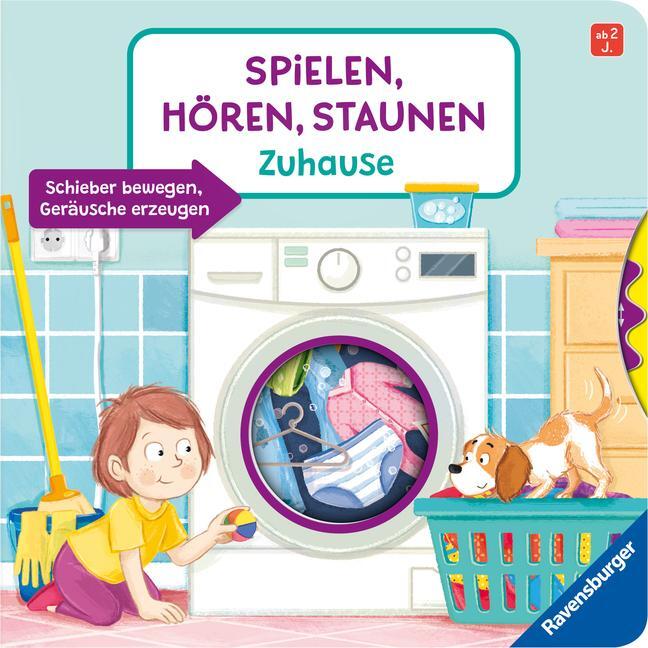 Cover: 9783473419098 | Spielen, Hören, Staunen: Zuhause. Ein Sound-Spielbuch ohne Batterie...