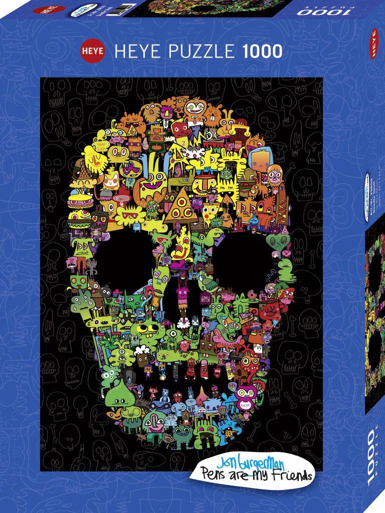 Cover: 4001689298500 | Doodle Skull Puzzle 1000 Teile | Jon Burgerman | Spiel | 29850 | 2020