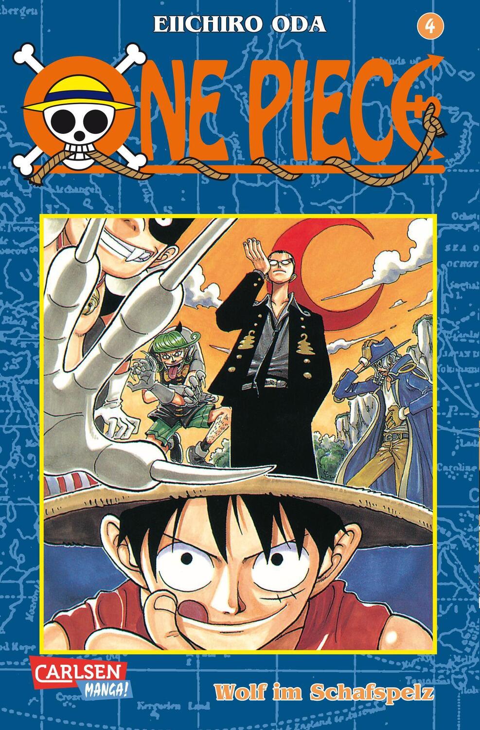 Cover: 9783551745842 | One Piece 04. Wolf im Schafspelz | Eiichiro Oda | Taschenbuch | 189 S.