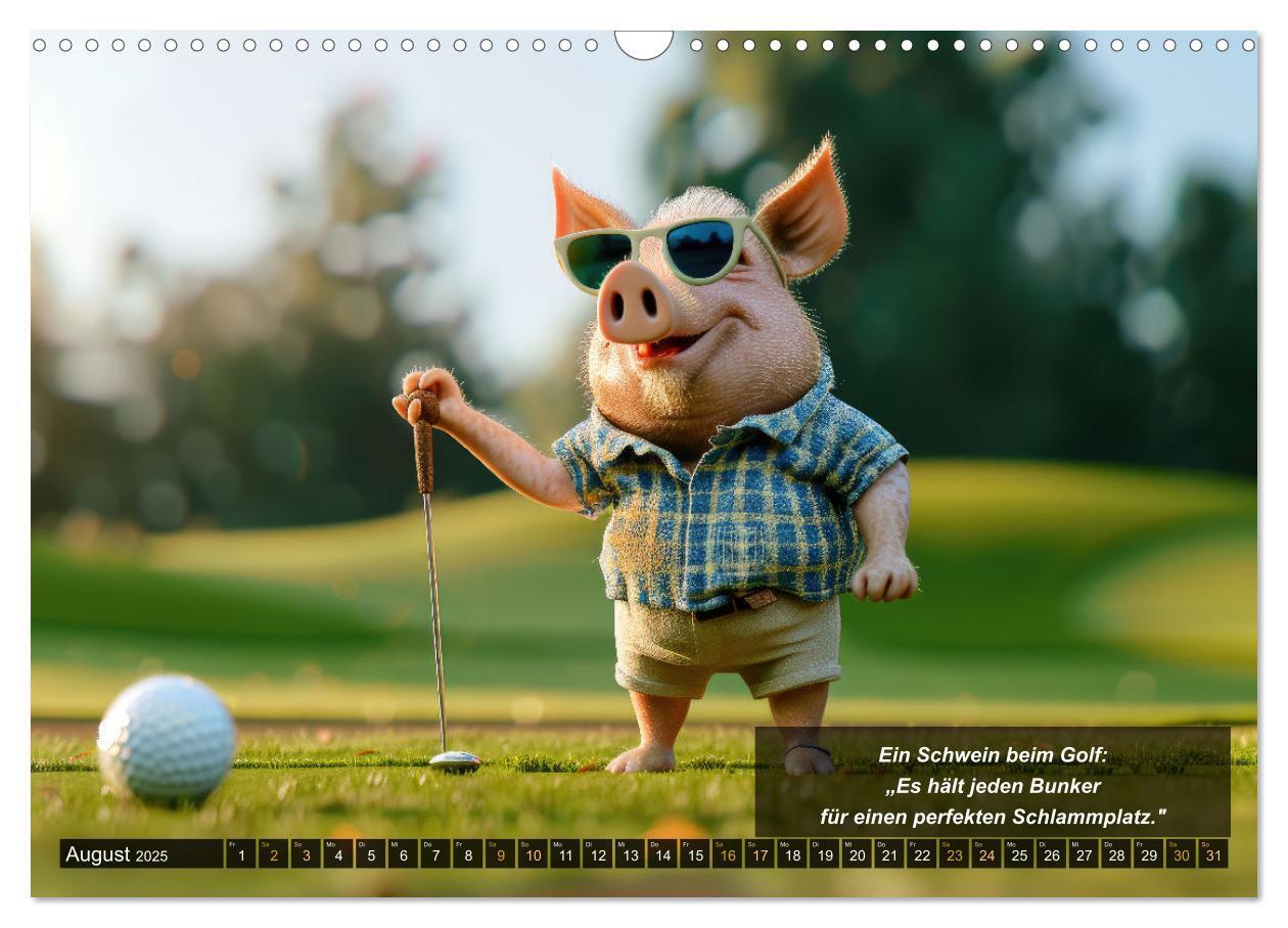 Bild: 9783457155516 | Der tierisch lustige Golfkalender (Wandkalender 2025 DIN A3 quer),...